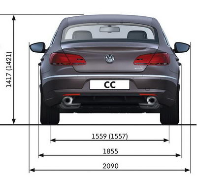 
Image Dimensions - VW Passat CC (2013)
 